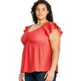 thumbnail image 2 of George Plus Women's Babydoll Tee, 2 of 6
