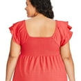 thumbnail image 3 of George Plus Women's Babydoll Tee, 3 of 6