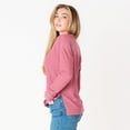 thumbnail image 3 of DV L/S Henley shirt with snap up front, 3 of 6