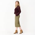 thumbnail image 4 of DV L/S Pointelle sweater with scalloped hem, 4 of 6