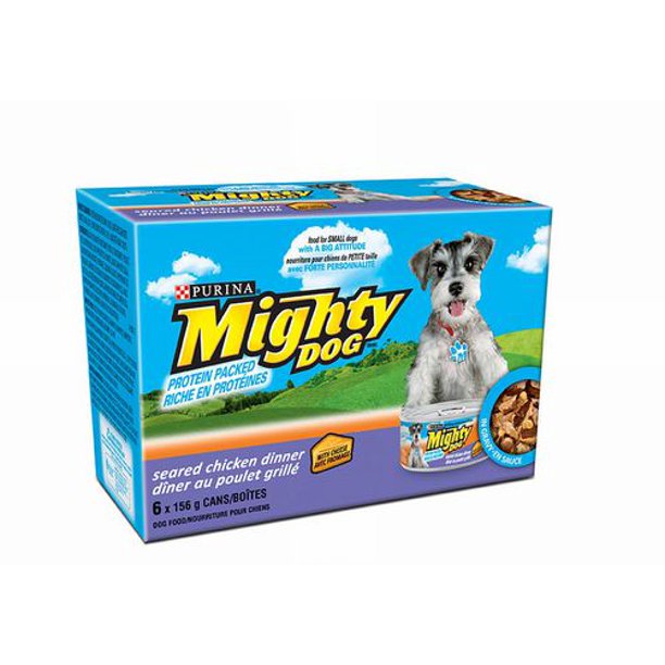 Mighty Dog Diner au poulet grille avec fromage 6x156g