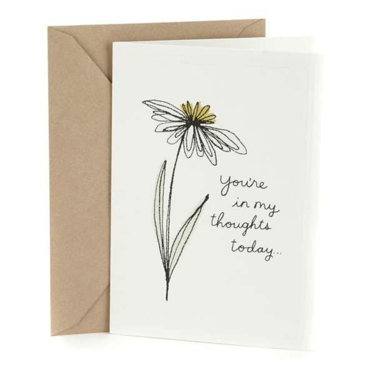 SY2 Card Ovation Thinking of you at this time Deepest Sympathy Sympathy Card 