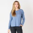 thumbnail image 1 of DV L/S Henley shirt with snap up front, 1 of 6