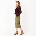 thumbnail image 4 of DV L/S Pointelle sweater with scalloped hem, 4 of 6