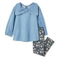 thumbnail image 1 of Ensemble 2 pièces tissé George pour petites filles, 1 of 2