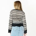 thumbnail image 3 of DV L/S Pointelle sweater with scalloped hem, 3 of 6