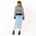 thumbnail image 4 of DV L/S Pointelle sweater with scalloped hem, 4 of 6