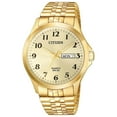 thumbnail image 1 of Montre Citizen quartz dorée pour hommes, 1 of 1