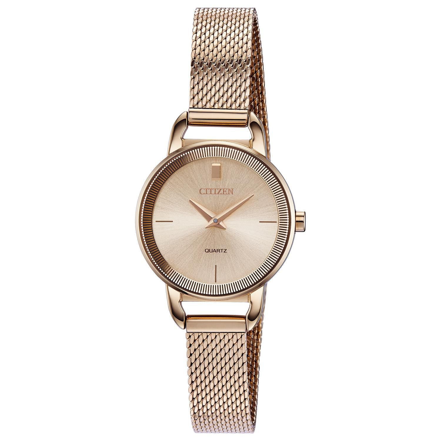 Citizen Ladies' Rose GoldTone Quartz Watch Walmart Canada