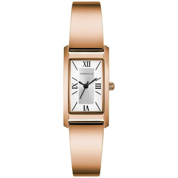 Montre Caravelle dorée rose pour femmes
