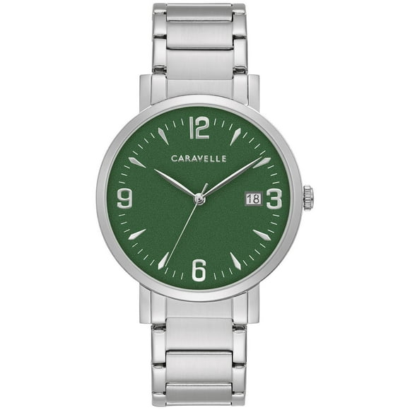 Montre Caravelle argentée pour hommes