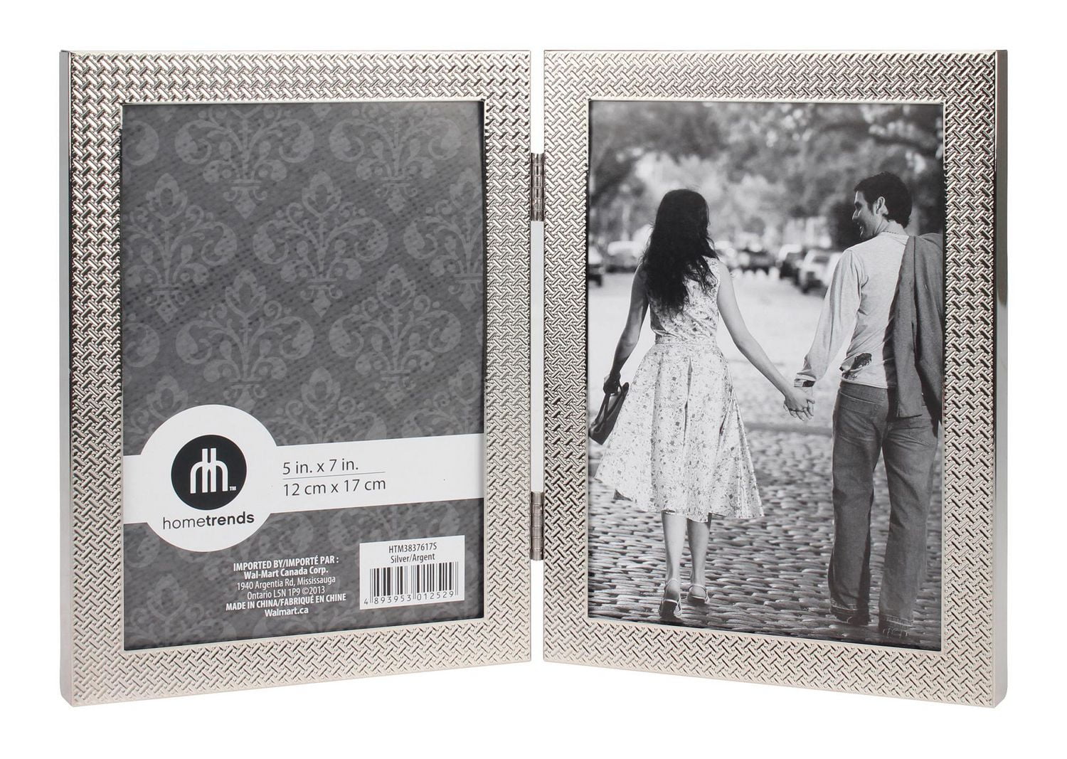 Hinged Double 5x7" Stamped Steel Photo Frame Walmart Canada