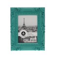 thumbnail image 1 of 5x7" Gloss Turquoise Baroque Photo Frame, 1 of 3