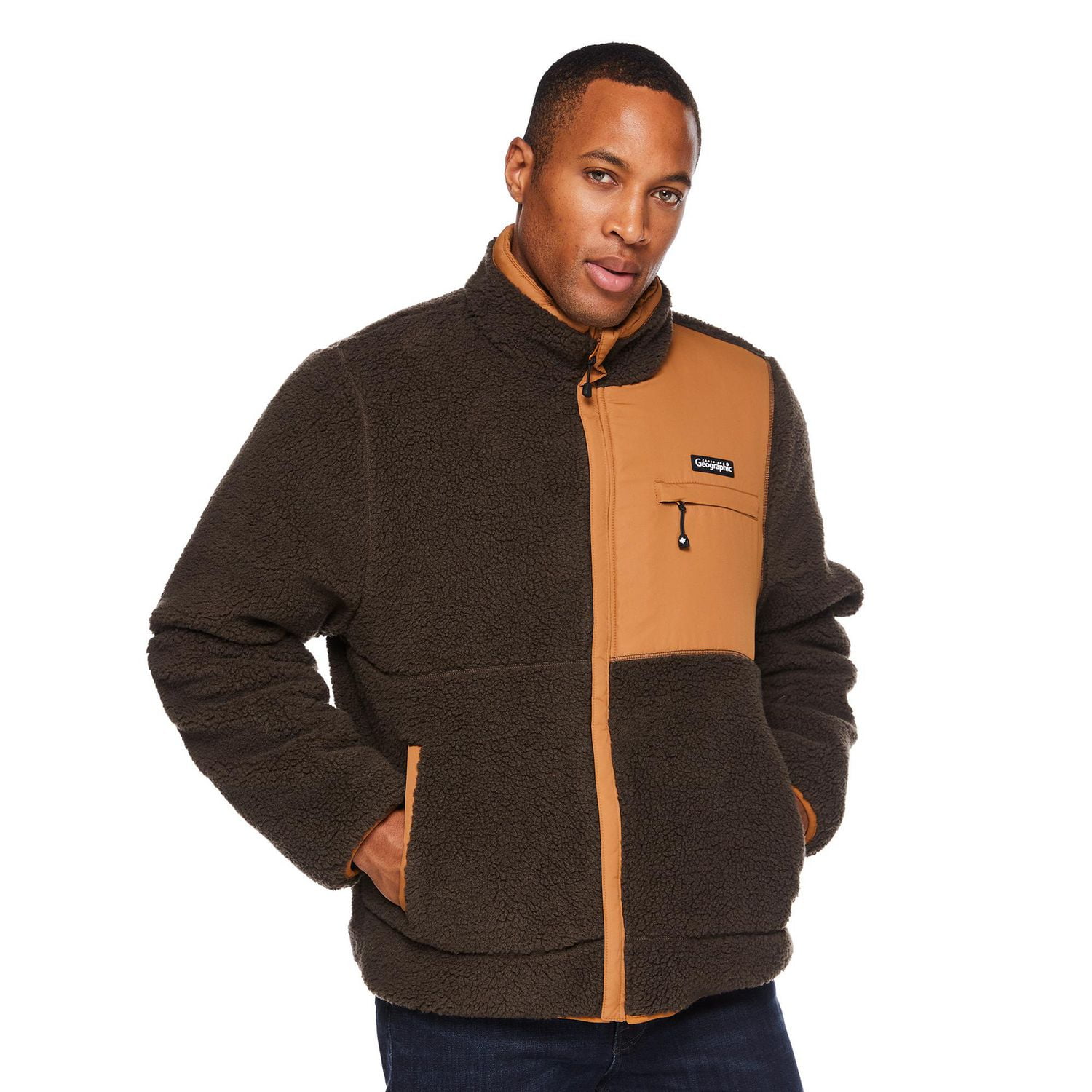 Manteau réversible en molleton Canadiana x SGRC collection non genrée pour adultes