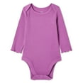 thumbnail image 1 of George Baby Girls' Long Sleeve Rib Bodysuit, 1 of 2