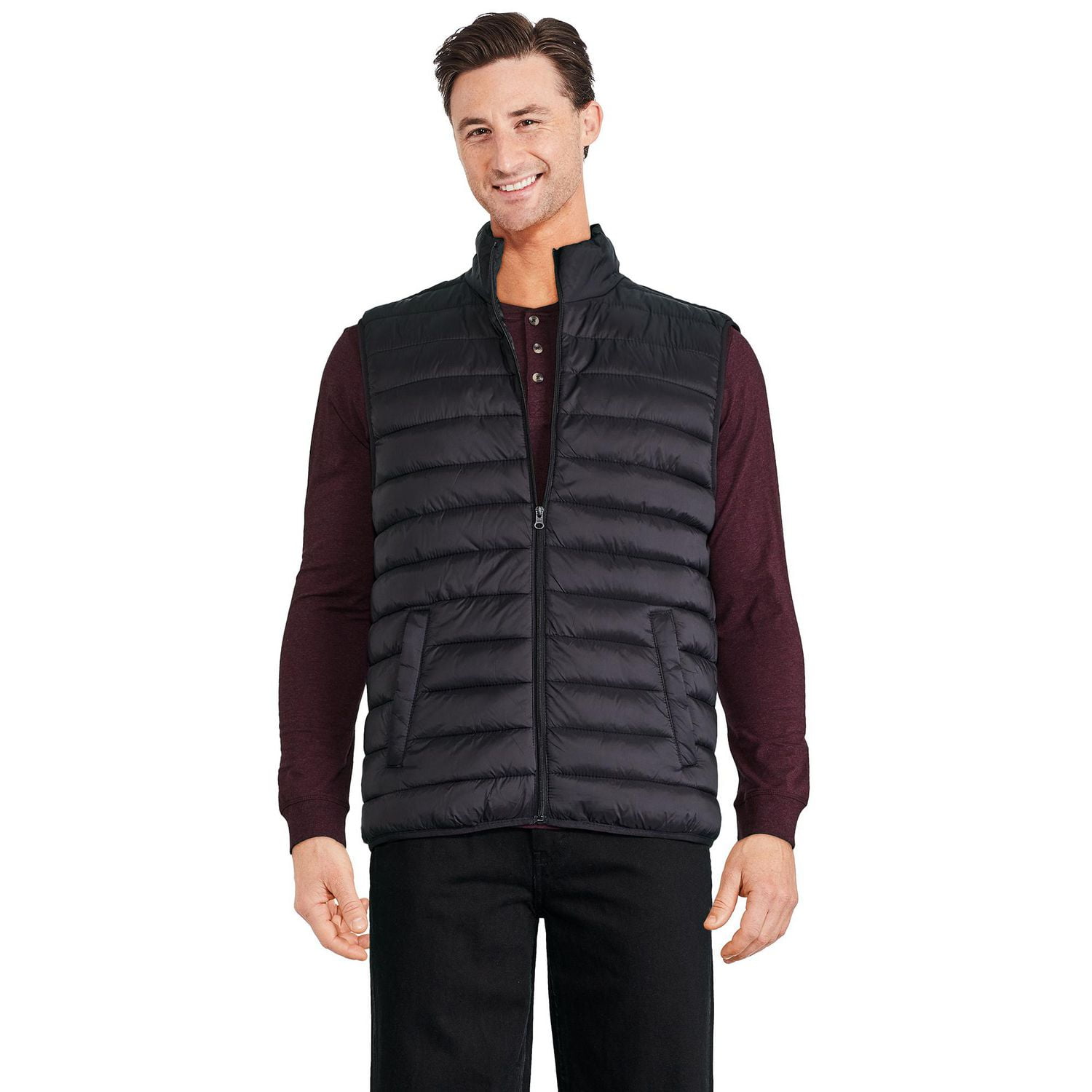 Doudoune compacte sans manches George pour hommes Tailles P-2XL