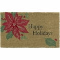 thumbnail image 1 of Hoilday Poinsettia Coco Mat, 1 of 1