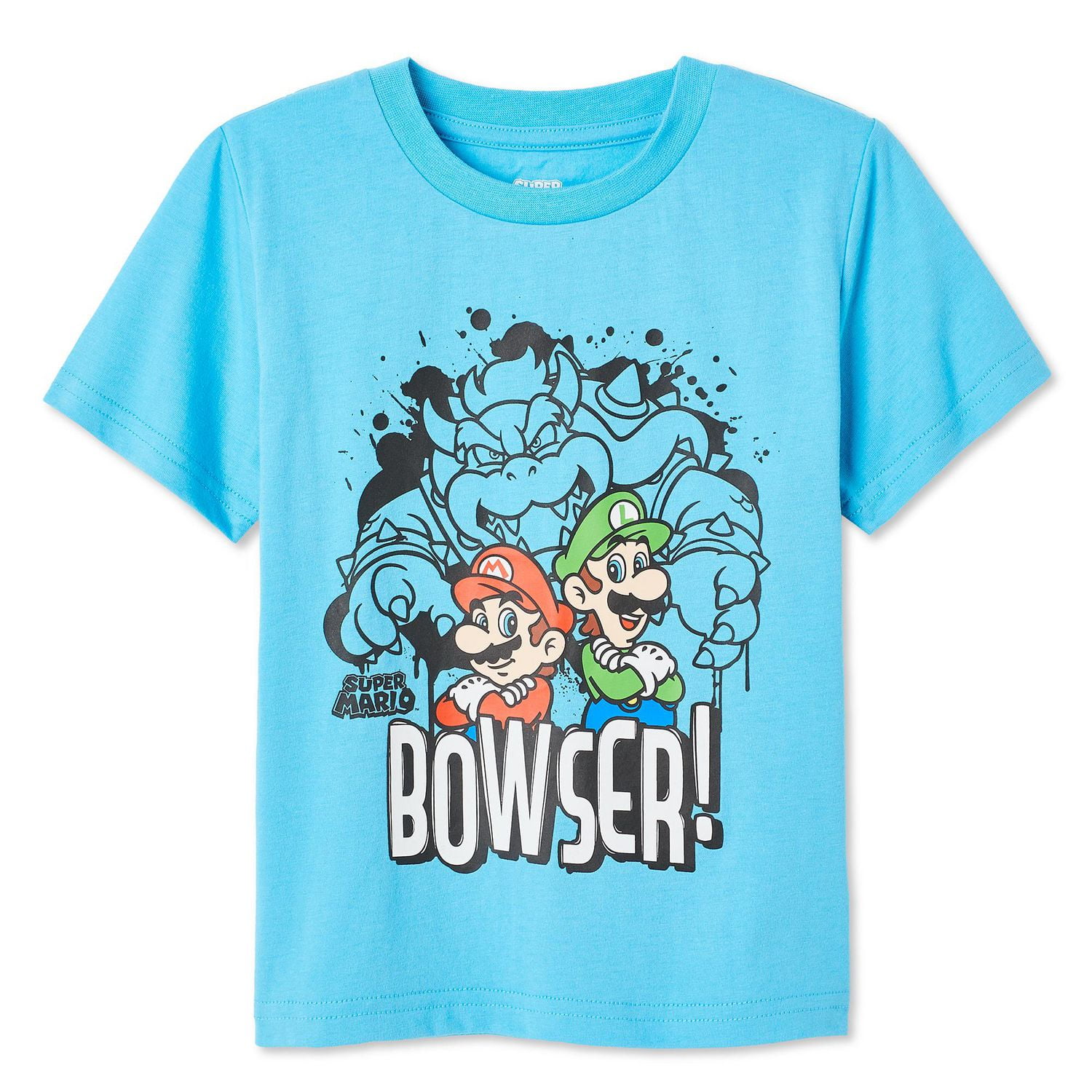 Super Mario Toddler Boys' Short Sleeve Tee, Sizes 2T-5T