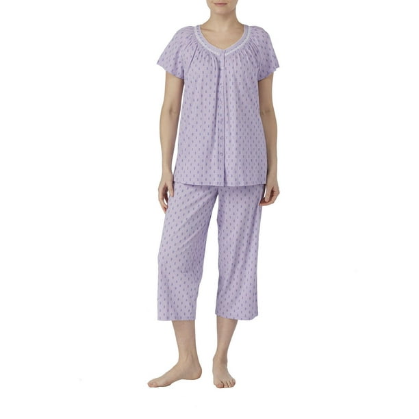 Ensemble pyjama à col en V et manches courtes pour femmes de George.
