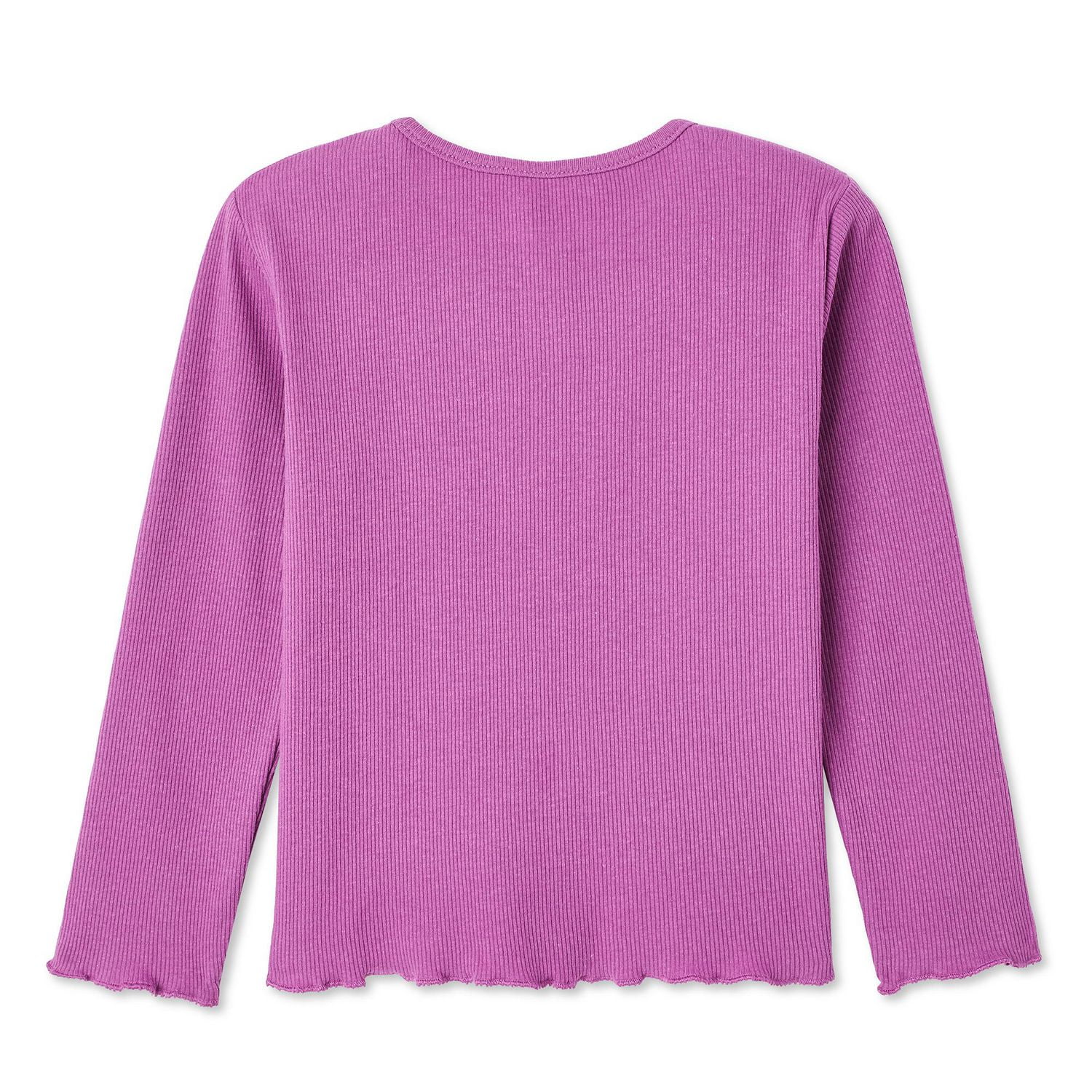 George Toddler Girls' Long Sleeve Rib Tee, Sizes 2T-5T