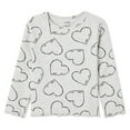 thumbnail image 1 of George Toddler Girls' Long Sleeve Rib Tee, 1 of 2