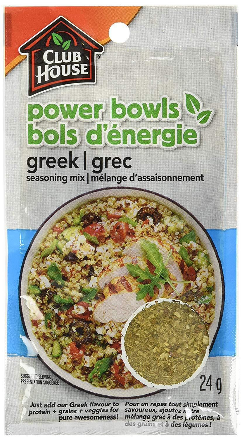 Club House Power Bowls Seasoning Mix Greek 24g Walmart Canada