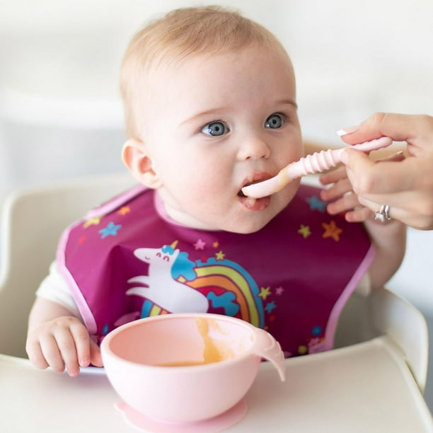 Nuk Cuillère douce en silicone - Repas bébé - 4 mois et plus