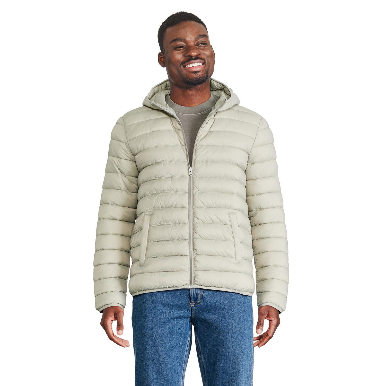 George Men's Packable Puffer Jacket, Sizes S-2XL