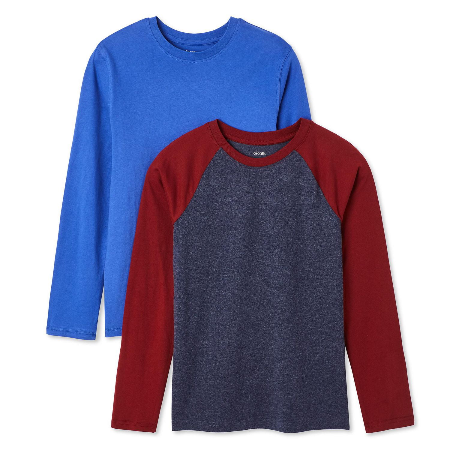 George Boys' Long Sleeve Tee 2-Pack