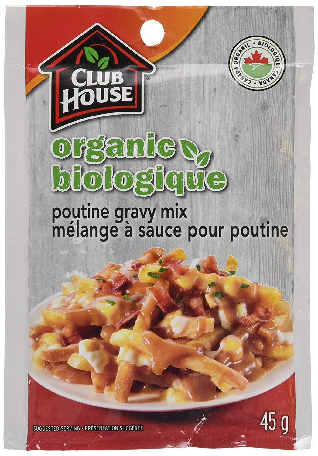 Club House, Organic Gravy Mix, Poutine, 45g Walmart Canada