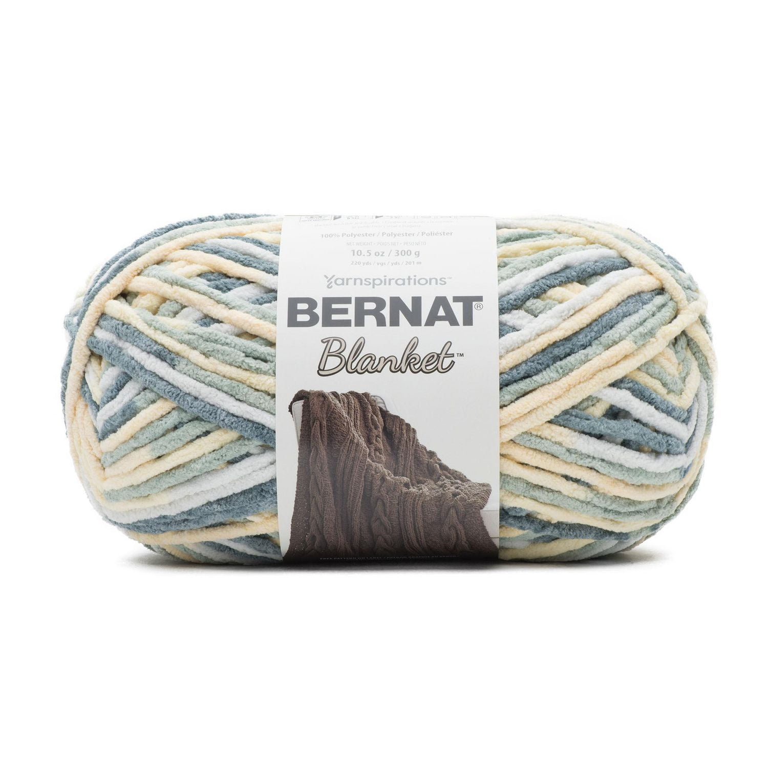 BERNAT BLANKET YARN (300G/10.5 OZ), SOFT SUNSHINE GREEN Walmart Canada