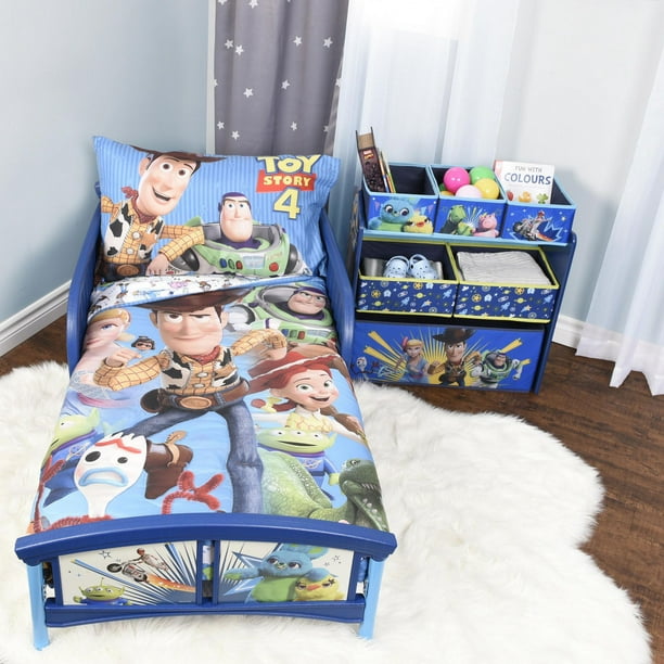 Disney Pixar Toy Story 4 Ensemble de 3 pièces de literie pour lit de tout-petit
