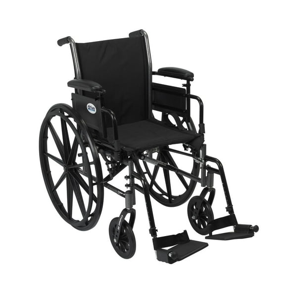 Fauteuil roulant léger Cruiser III avec accoudoirs rabattables amovibles