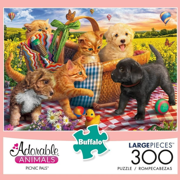 Buffalo Games Le puzzle Adorable Animals Picnic Pals en 300 pièces