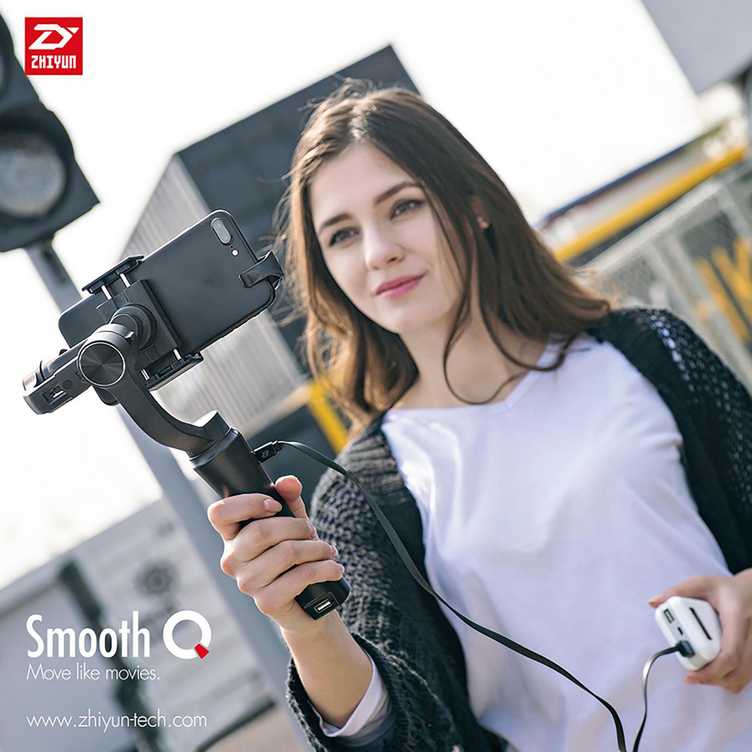 Zhiyun- Smooth-Q 3-Axis Handheld Gimbal Stabilizer for Smartphones