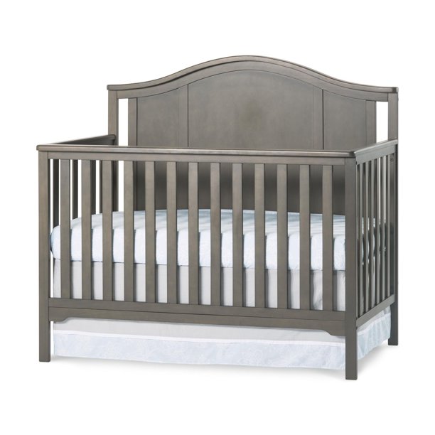 Child Craft Forever Eclectic Arch Top Convertible Crib, Dapper Gray