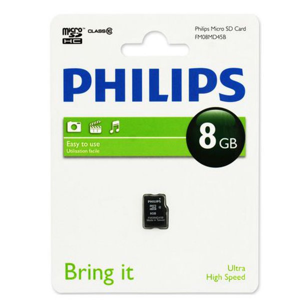 Philips SDHC 8 Go Classe 10