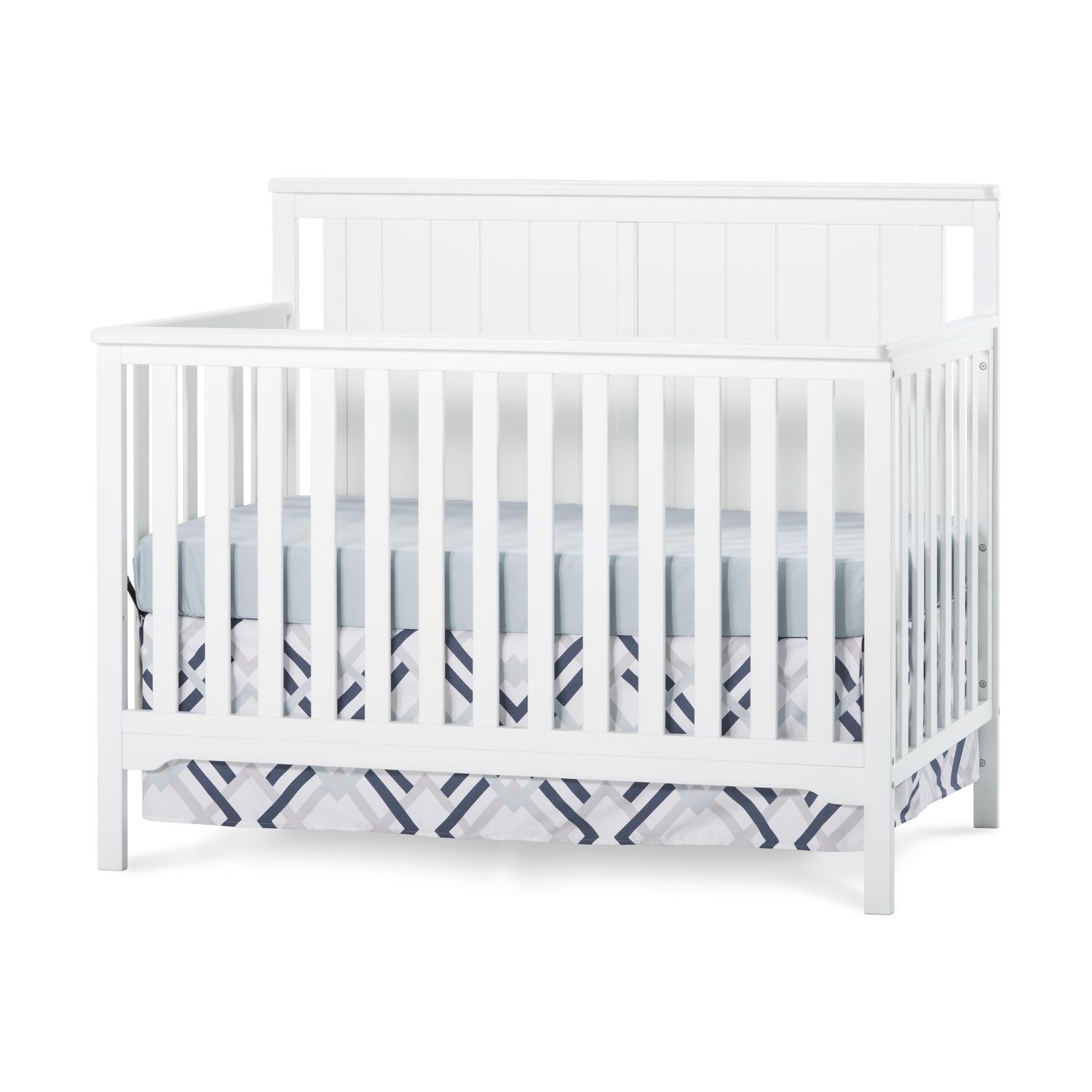 Child Craft Forever Eclectic Cottage Flat Top Convertible Crib Matte White Walmart