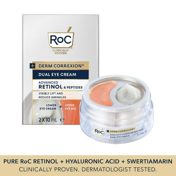 RoC Derm Correxion®️ Dual Eye Cream Advanced Retinol & Peptide