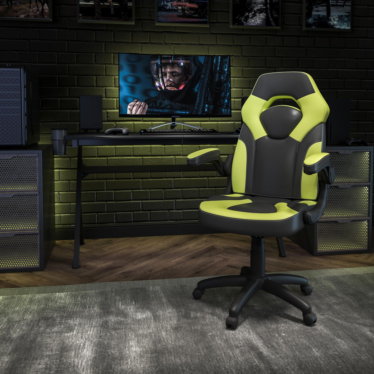 Neon deals gaming chair