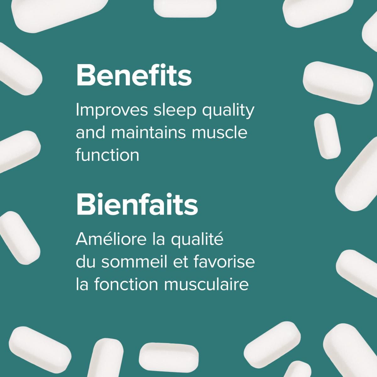Webber Naturals Mélatonine Magnésium, 3/150 mg de 100 comprimés
