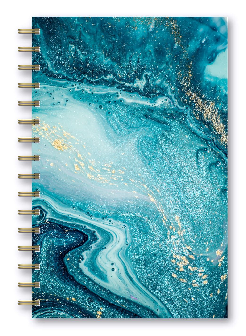 Markings By C.R. Gibson Blue Marble Print Twin Wire Journal | Walmart ...