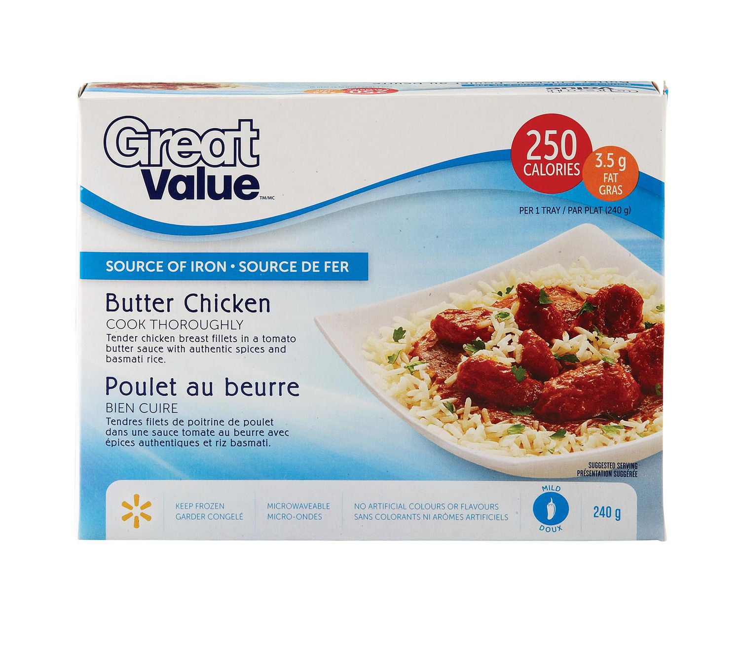Great Value Butter Chicken Walmart Canada