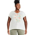 thumbnail image 1 of George Plus Women's V-Neckline Tee, 1 of 6