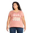 thumbnail image 1 of George Plus Women's V-Neckline Tee, 1 of 6