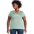 thumbnail image 1 of George Plus Women's V-Neckline Tee, 1 of 6