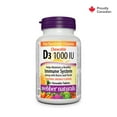 thumbnail image 1 of Webber Naturals Vitamine D3 à croquer, Arôme d'orange, 1000 UI, 1 of 9