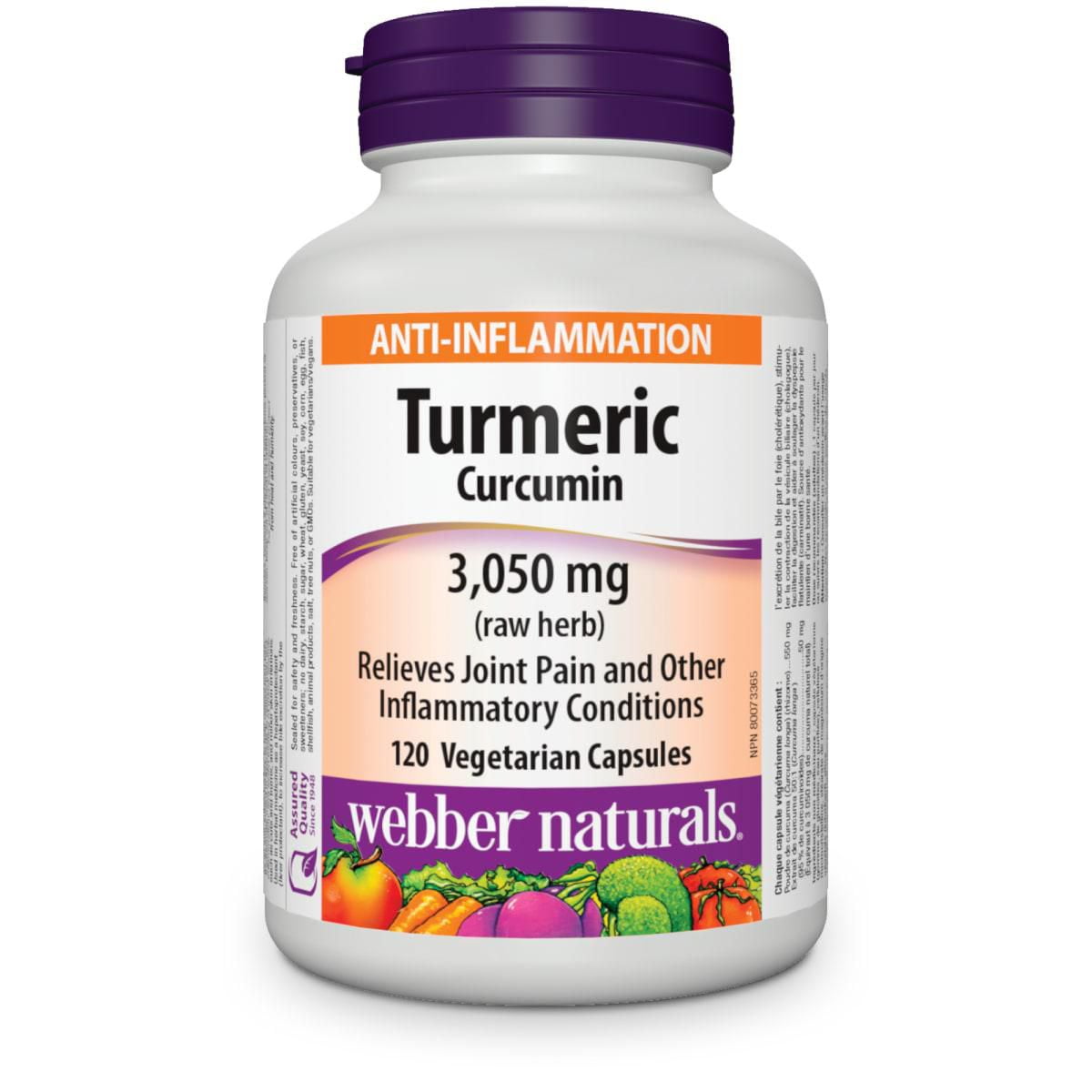Webber Naturals® Turmeric Curcumin 3,050 mg (raw Herb) | Walmart Canada
