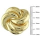 Bague en forme de noeud Asteria en argent sterling italien plaqué de rhodium jaune – image 3 sur 4
