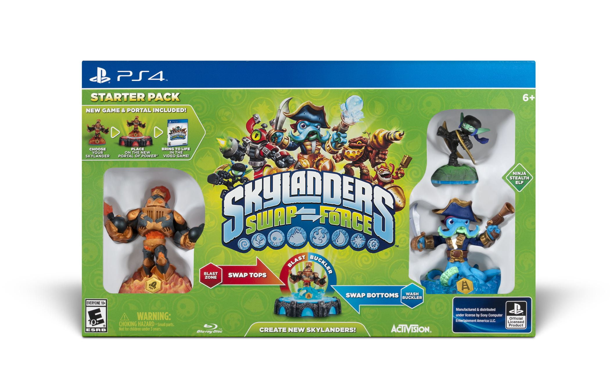 skylanders swap force ps4 disc only